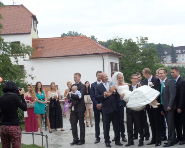 Bride in Cesky Krumlov
