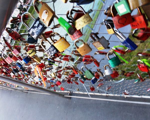 Love locks in Salzburg