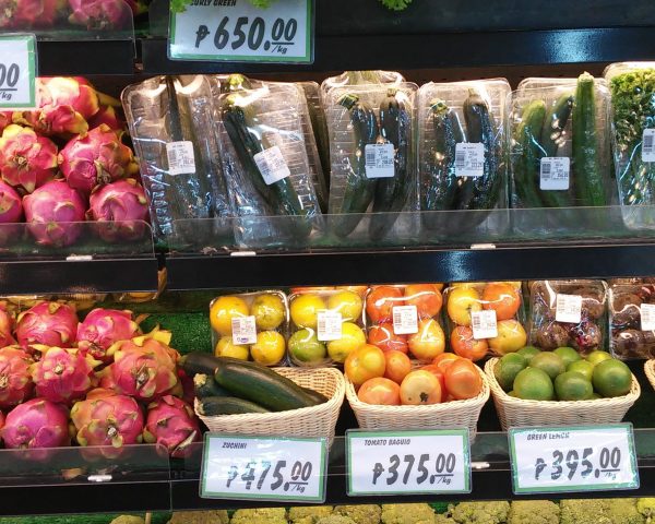 Super expensive prices at a supermarket in Dumaguete City