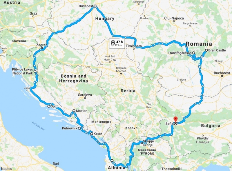 croatia bosnia road trip