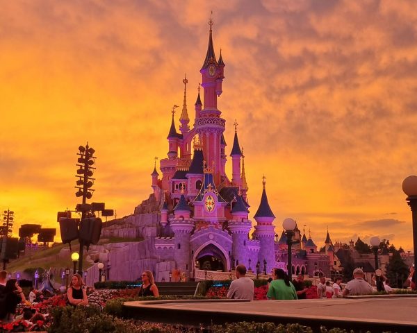 Sunset at Disneyland Paris