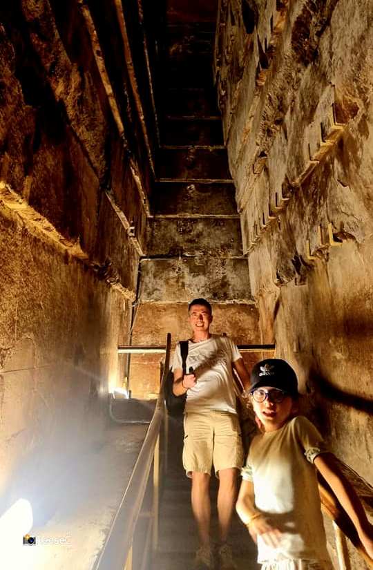 Inside the Great Pyramid of Giza