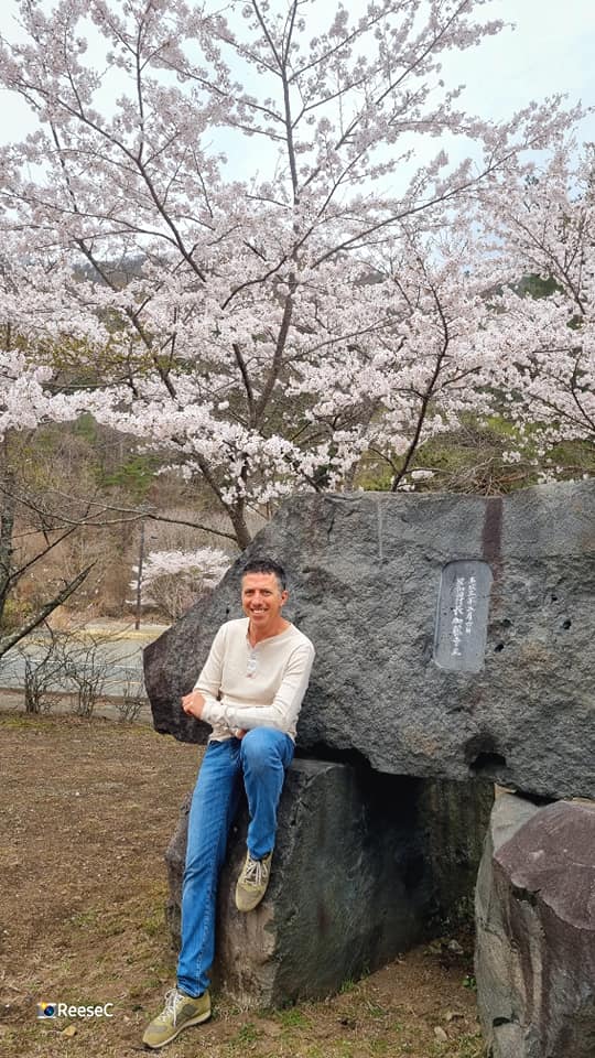 My papa at Saiko Iyashi-no-Sato Nenba