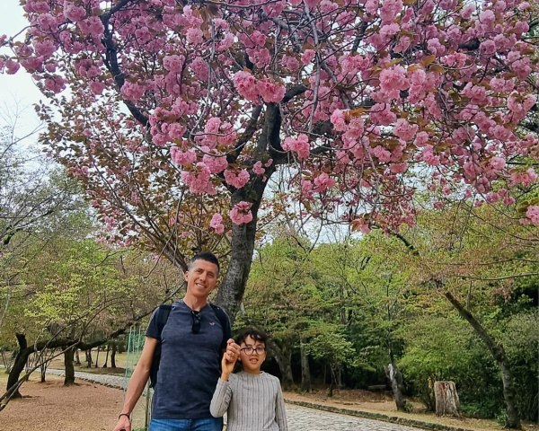 Outside the Arashiyama Bamboo Forest