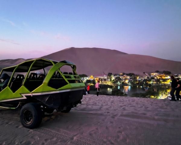 At Huacachina by night