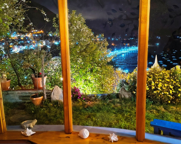 Copacabana from our room by night