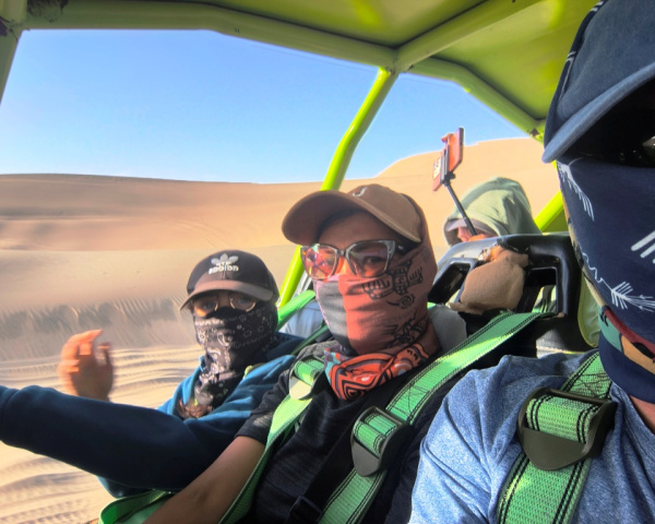 Diggy ride of the sand dunes of Huacachina