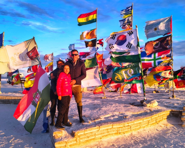 Flags of the Salar de Uyuni