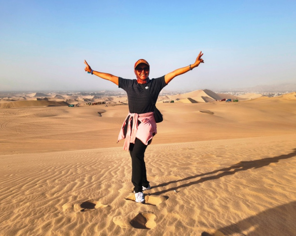 Mamma at Huacachina