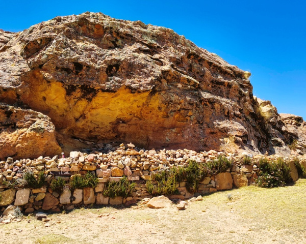 Sacred Rock, Isla del Sol, Lake Titicaca