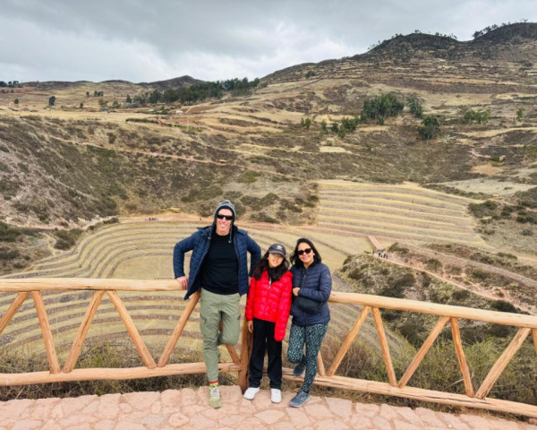 The agricultural terraces of Moray