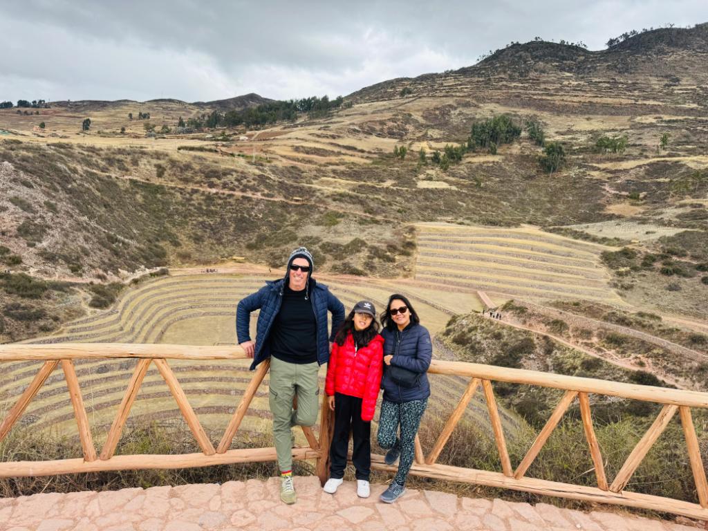 The agricultural terraces of Moray
