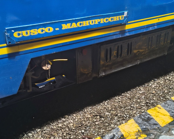 The train going to Machu Picchu