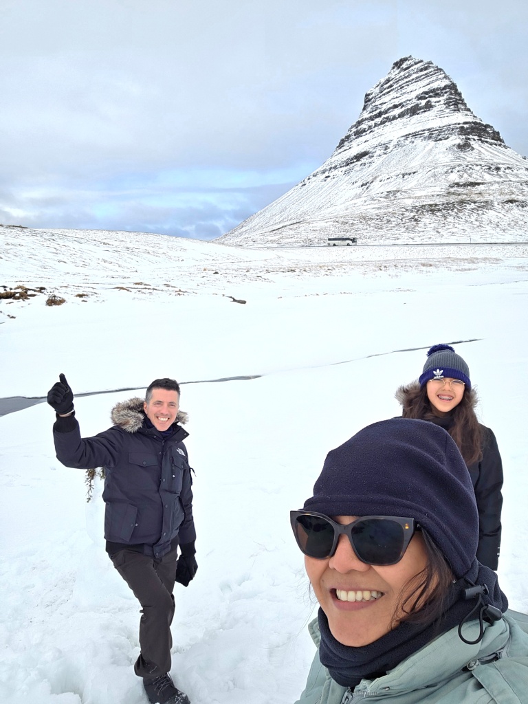 Family at Kirkjufell