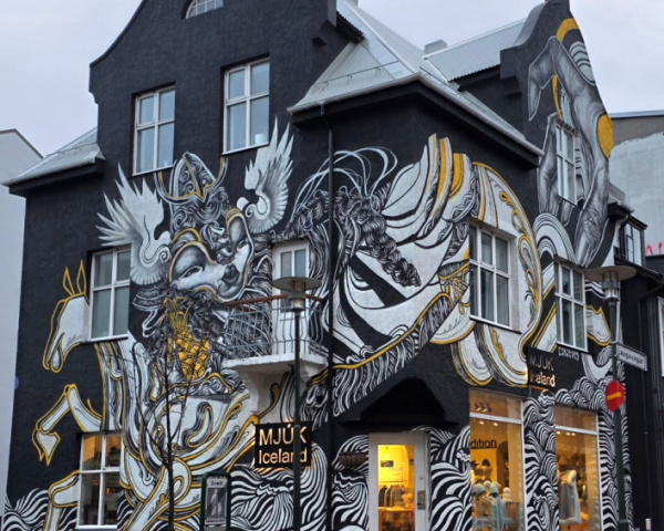 Funny house of Reykjavik