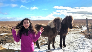 Lara The Explorer in Iceland