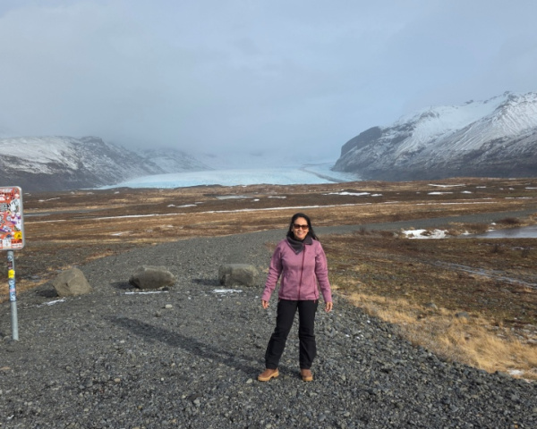 On the way to Jökulsárlón