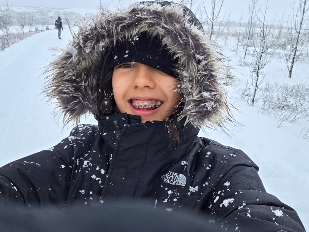 Outside our place in Giljaland