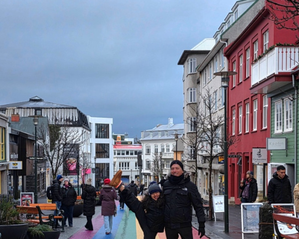 Rainbow Street, officially known as Skólavörðustígur
