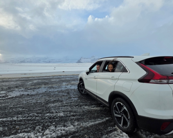Stopping in the middle of nowhere in Iceland