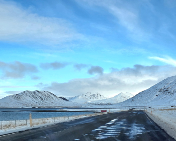 The beauty of driving in Iceland