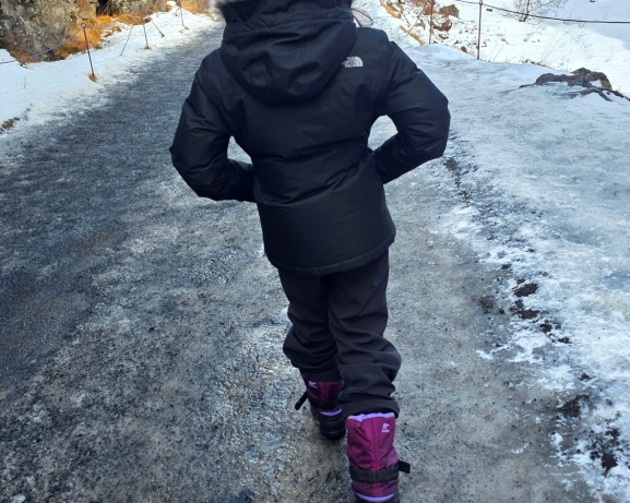 Walking at Þingvellir National Park